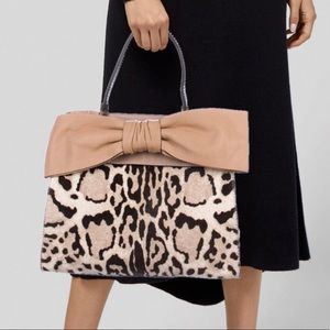 Valentino Aphrodite Bow Satchel Handbag